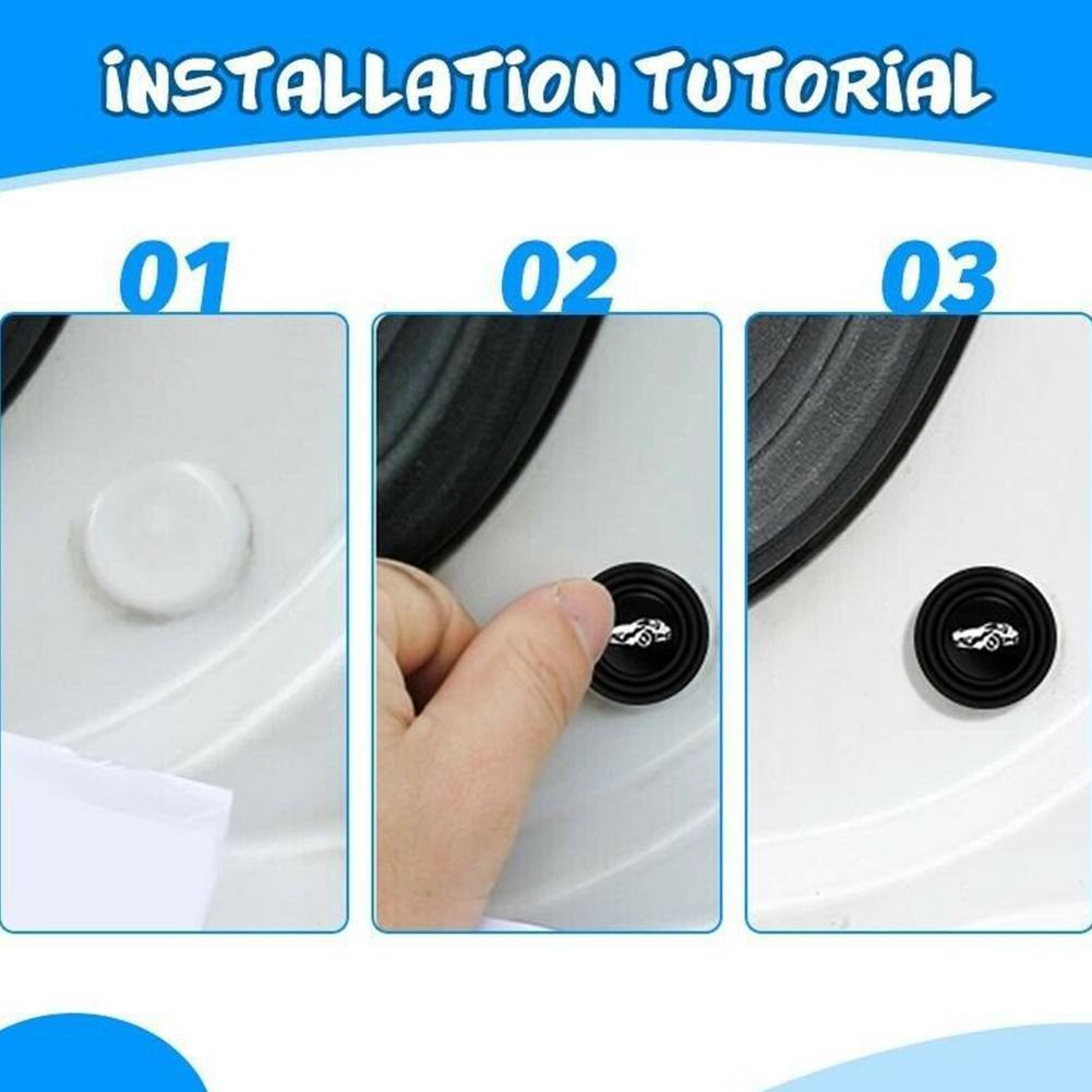 Car Door Shock Absorber Cushion | Noise Reduction Gasket for Smoother and Quieter Doors - AutoBits