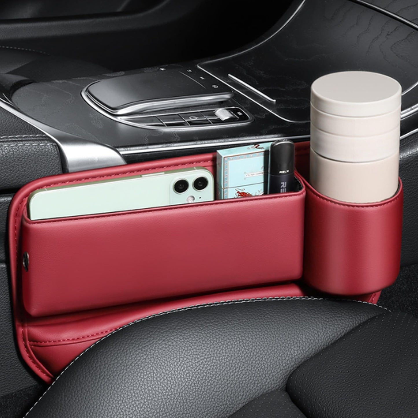 Car Seat Gap Filler and Organizer for Keys, Phones, and Sunglasses - AutoBits