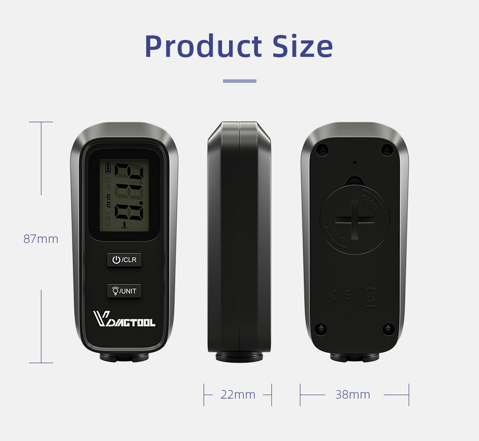 Automotive Paint Coating Thickness Gauge - AutoBits