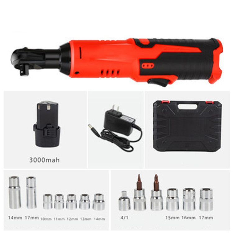 ⚡ Rechargeable Electric Ratchet Wrench – 12V Lithium Battery, High Torque, Portable Power Tool 🔧🔋