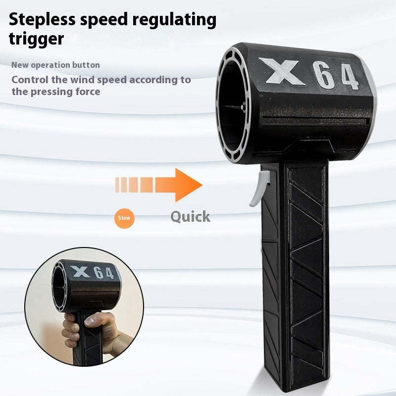 Turbo Fan Hair Dryer & Car Wash – 1400g Wind Power, Portable