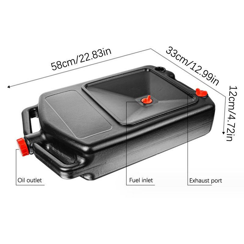 Durable Plastic PE Oil Drain Pan for Car Repair & Maintenance - AutoBits