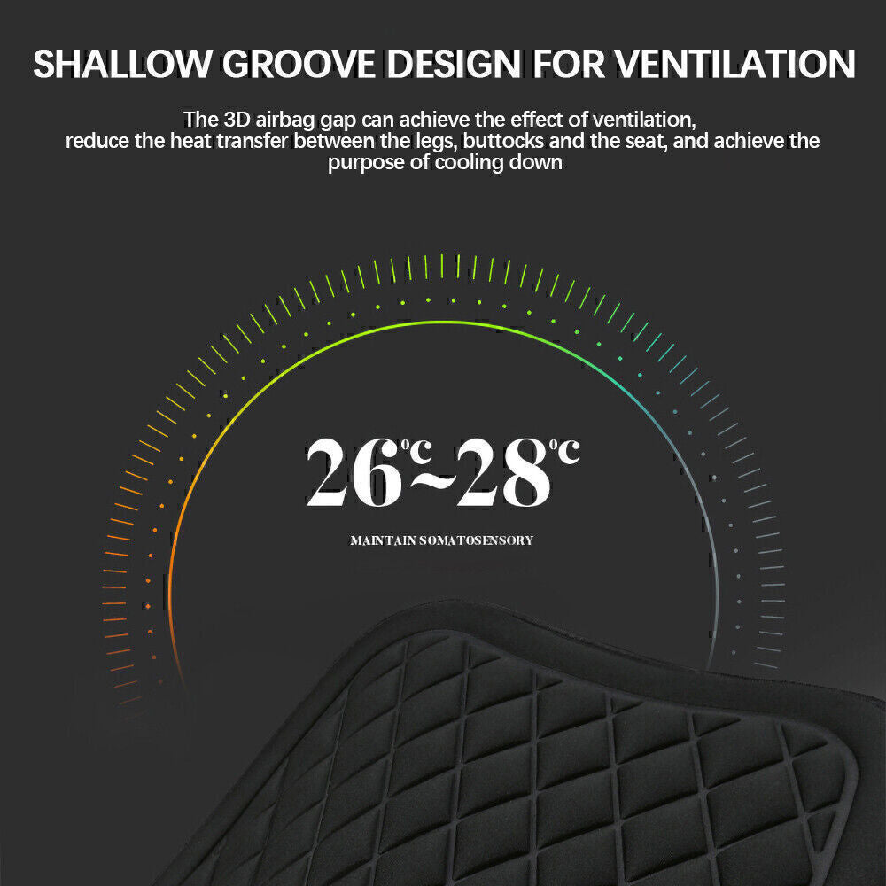 46x48CM Memory Car Seat Cushion – Comfortable & Non-Slip Protection