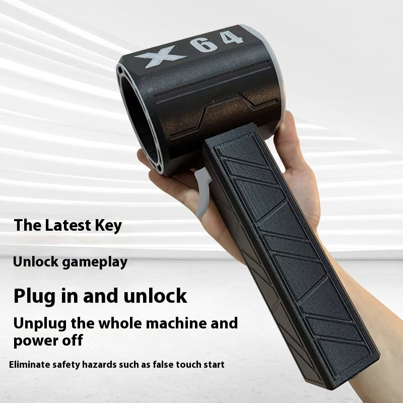 Turbo Fan Hair Dryer & Car Wash – 1400g Wind Power, Portable