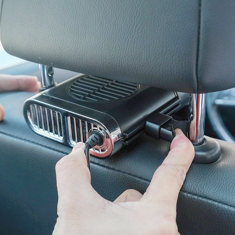 Magnetic Car Fan Silent Cooling Wireless Charging USB 3-Speed Adjustable Universal - AutoBits
