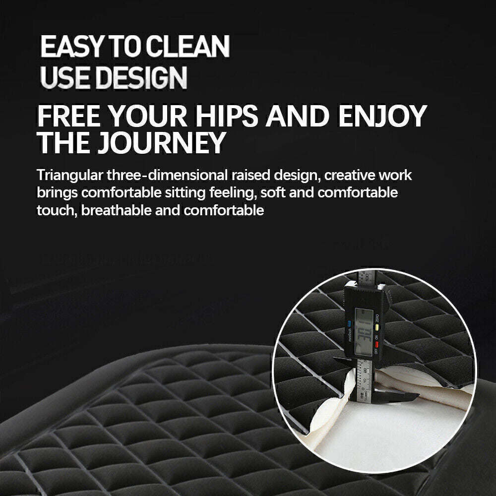 46x48CM Memory Car Seat Cushion – Comfortable & Non-Slip Protection