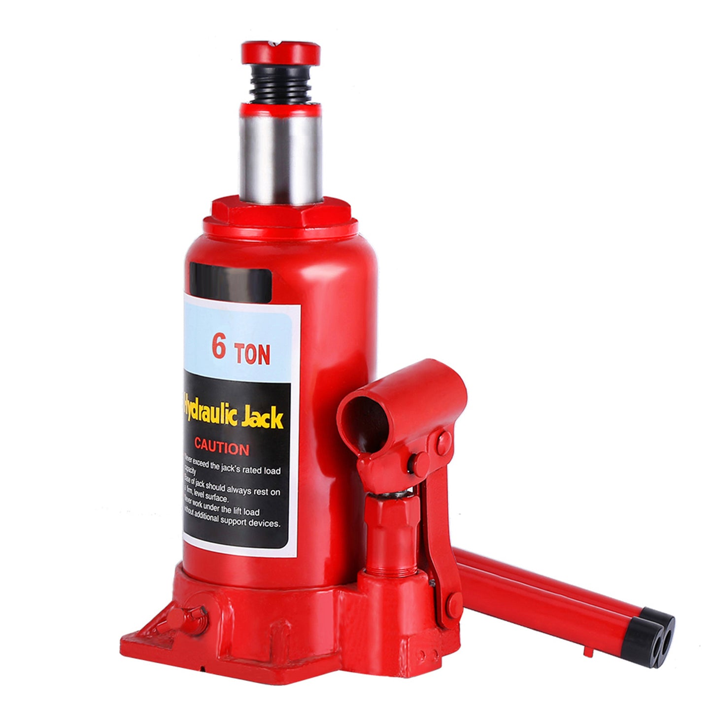 6T Heavy-Duty Hydraulic Bottle Jack – Powerful Car, Van & Caravan Lifting Tool - AutoBits