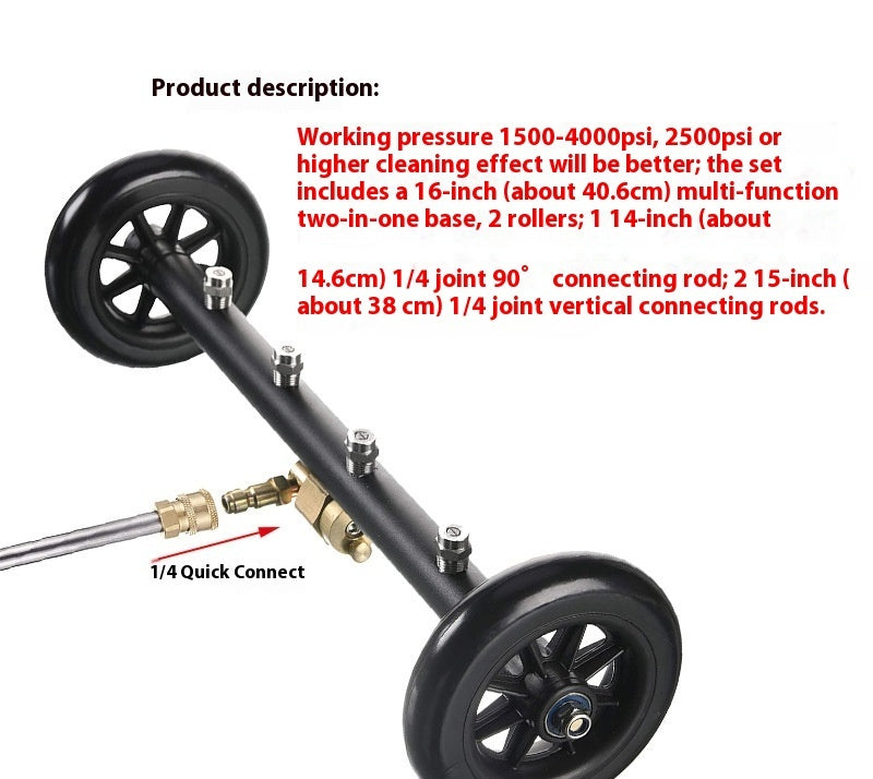 16-Inch High-Pressure Chassis Cleaner – Deep Clean for Cars & Trucks - AutoBits