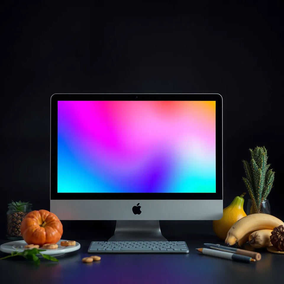 Close-up of a modern display showing vivid RGB colors with sharp, clear detail