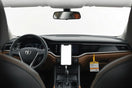 Driver-focused car dashboard with intuitive touch controls and clear digital displays