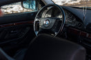 black bmw car steering wheel