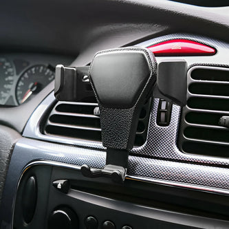 A clean, upgraded car interior with seat covers, organizers, and steering wheel covers visible.
