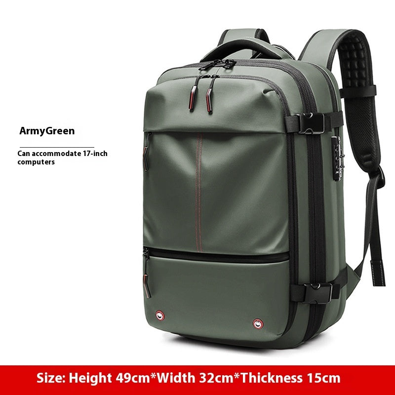 Men's Business Travel Backpack – Multifunctional, Large-Capacity Computer Bag with Vacuum Compression - AutoBits
