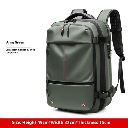 Men's Business Travel Backpack – Multifunctional, Large-Capacity Computer Bag with Vacuum Compression - AutoBits