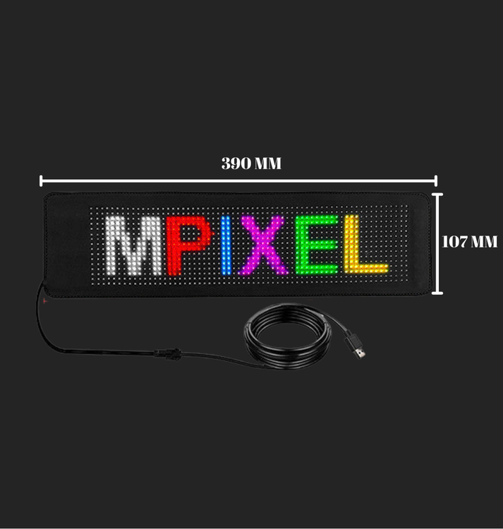 Programmable LED Car Sign