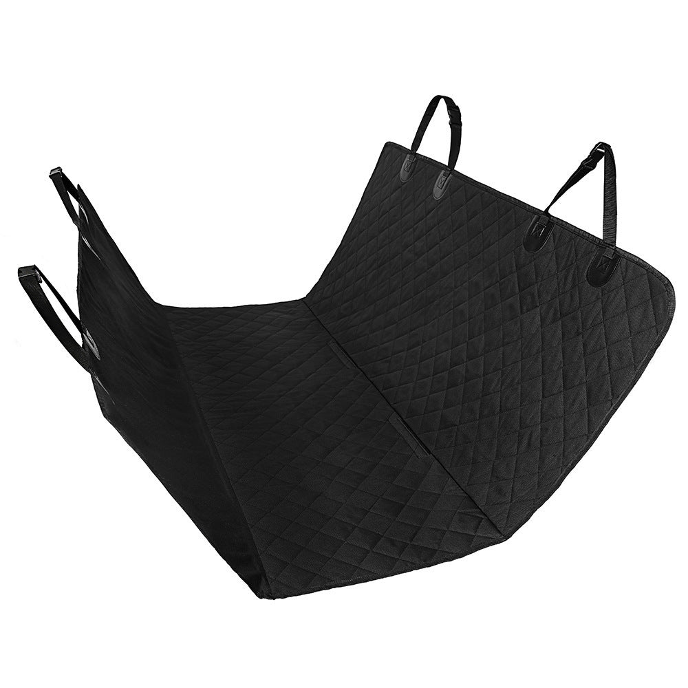 Dog Car Seat Cover: Mesh Hammock with Zipper and Pocket