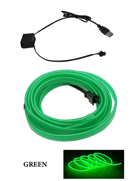 AutoBitStore™ LED Car Interior Strip – 10 Vibrant Colors, USB/12V Plug & Play!