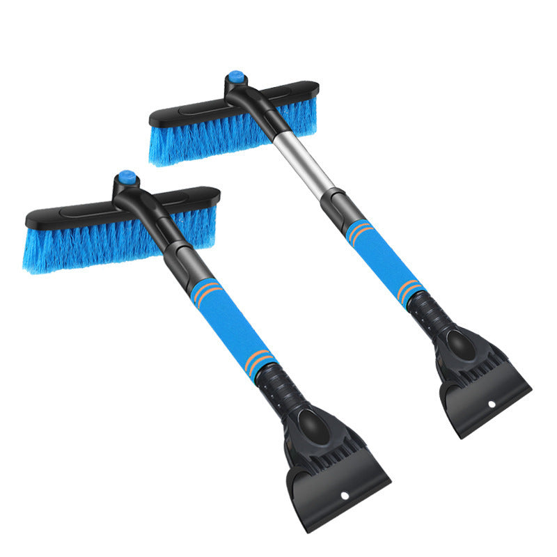 Car Cleaning Brush & Ice Scraper – Detachable Snow Shovel & Extendable Windshield Brush