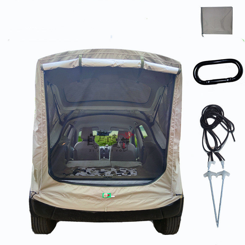 Car Trunk Extension Tent – Rear Car Cargo Cover & Outdoor Tailgate Shelter