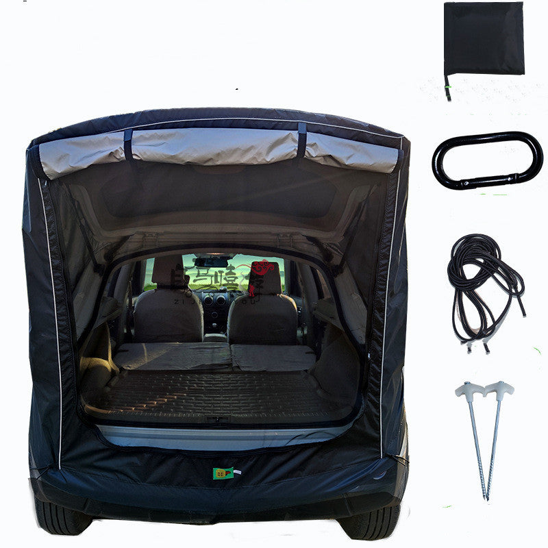 Car Trunk Extension Tent – Rear Car Cargo Cover & Outdoor Tailgate Shelter