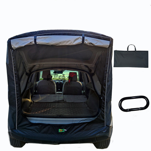 Car Trunk Extension Tent – Rear Car Cargo Cover & Outdoor Tailgate Shelter