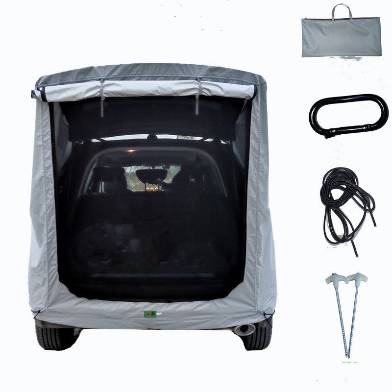 Car Trunk Extension Tent – Rear Car Cargo Cover & Outdoor Tailgate Shelter