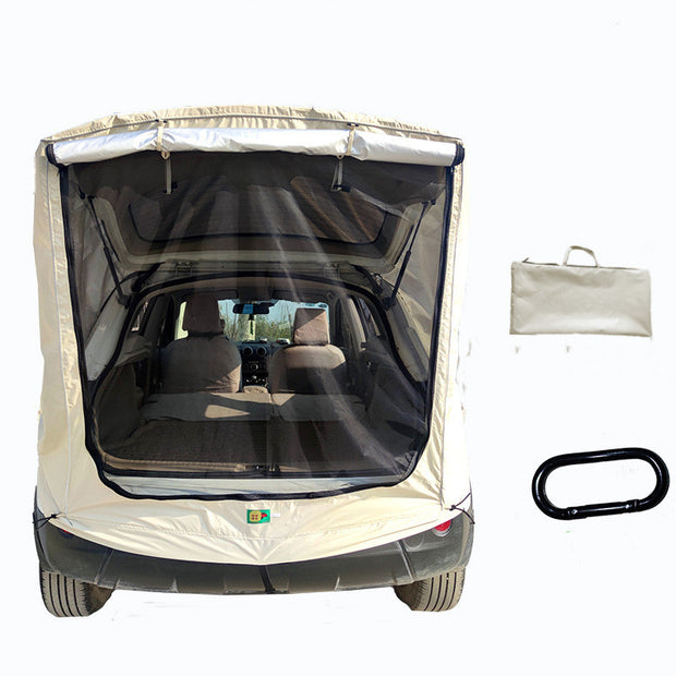 Car Trunk Extension Tent – Rear Car Cargo Cover & Outdoor Tailgate Shelter