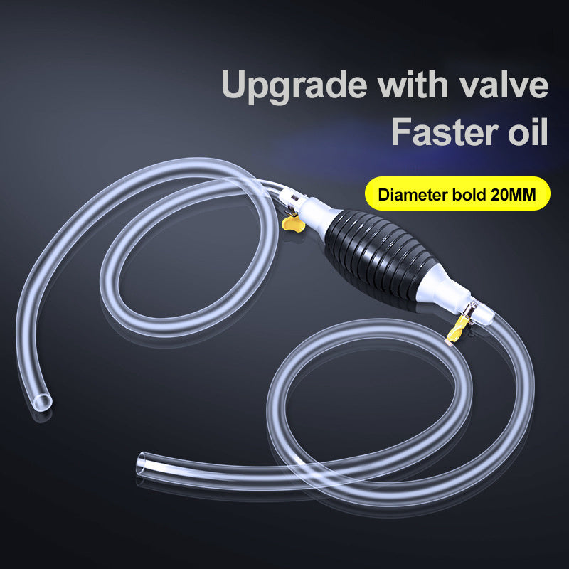 Manual Fuel Transfer Pump: Oil, Gasoline, and Tank Suction Pipe - AutoBits