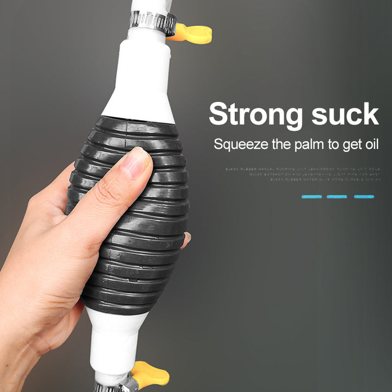 Manual Fuel Transfer Pump: Oil, Gasoline, and Tank Suction Pipe - AutoBits