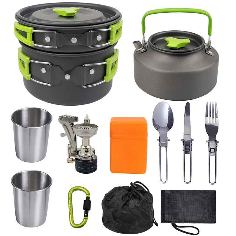 Portable Outdoor Camping Cooker Kettle – Lightweight Travel Pot