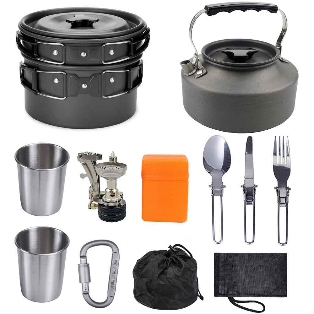 Portable Outdoor Camping Cooker Kettle – Lightweight Travel Pot