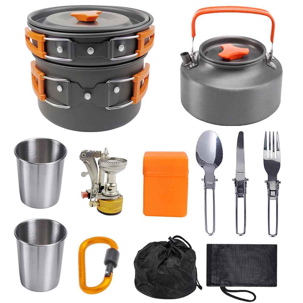 Portable Outdoor Camping Cooker Kettle – Lightweight Travel Pot