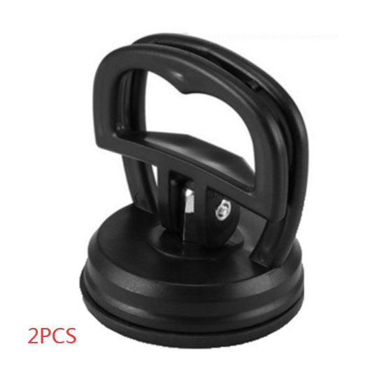 Black suction cup dent puller.