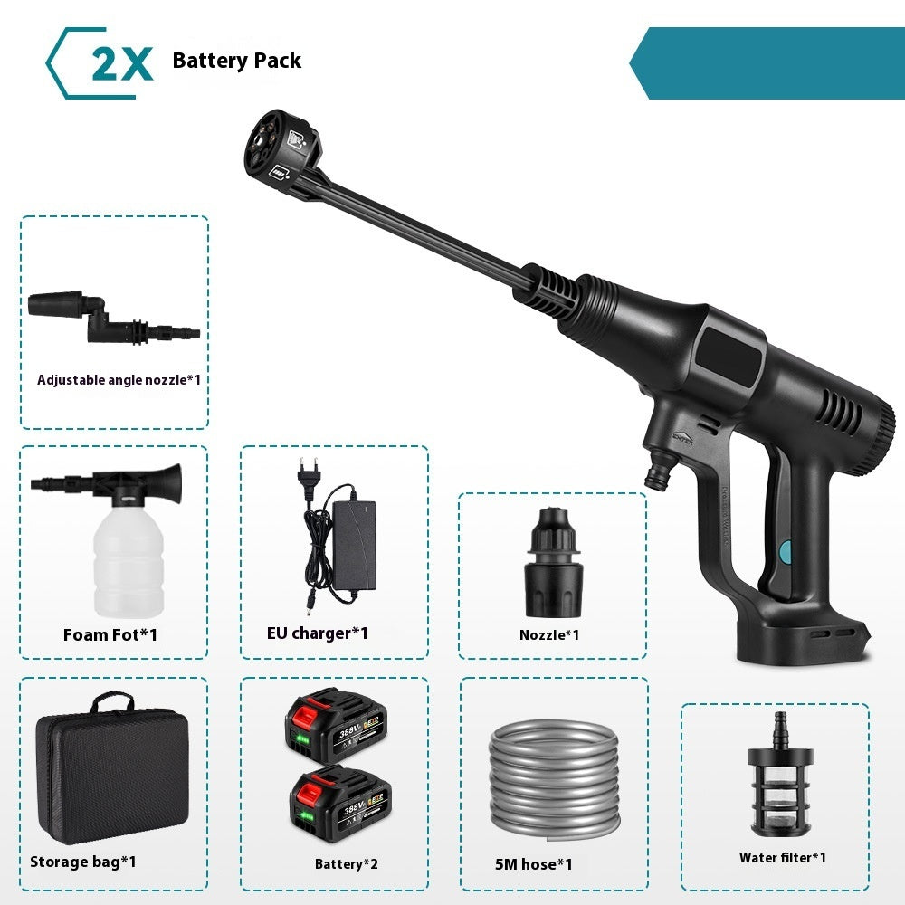 High Pressure Brushless Car Wash Water Gun – Electric Power Washer for Home & Vehicle Cleaning