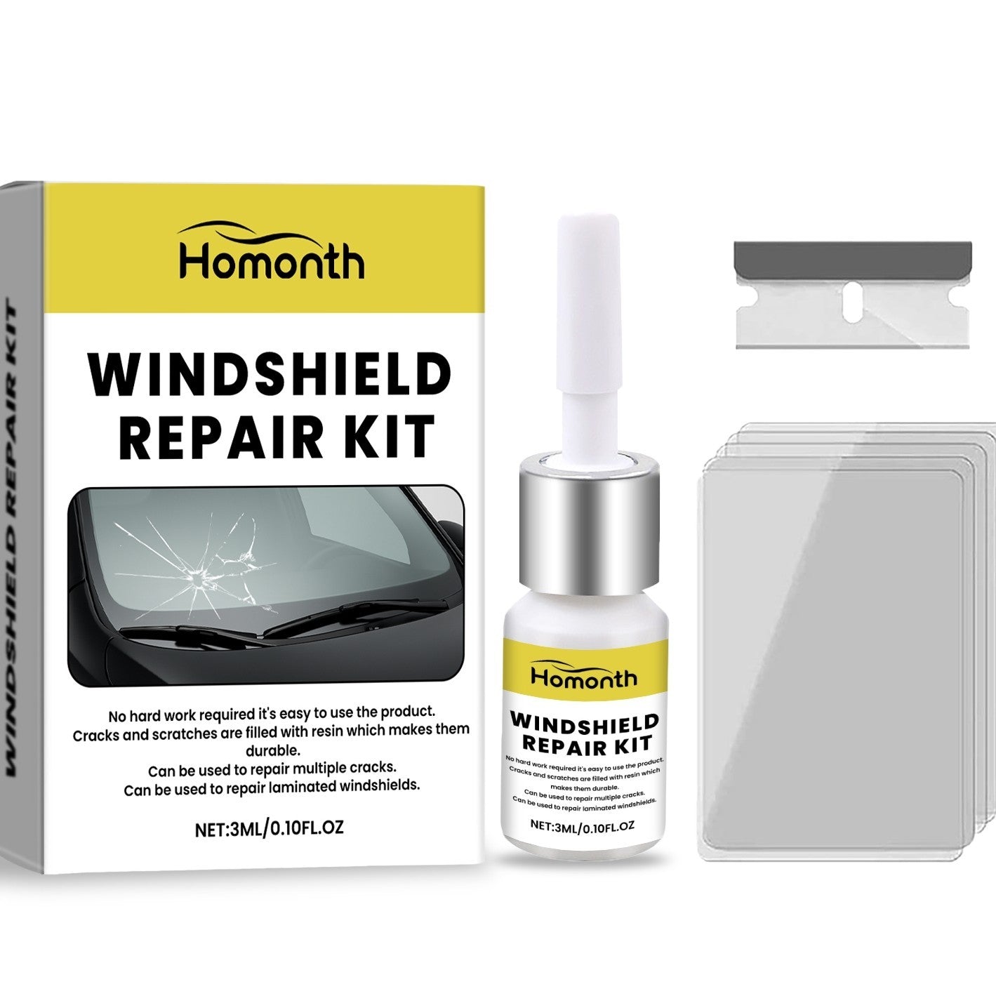Windshield Repair Kit – Quick & Easy Solution for Cracks and Chips