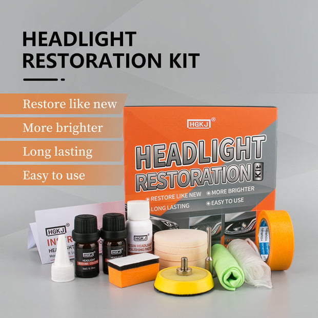 Car Headlight Repair Kit – Headlight Restoration & Polishing Tool