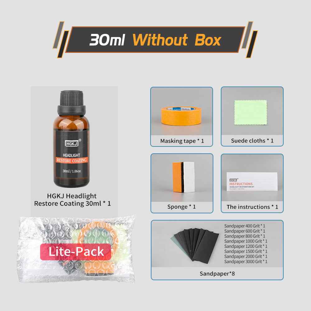 Car Headlight Repair Kit – Headlight Restoration & Polishing Tool