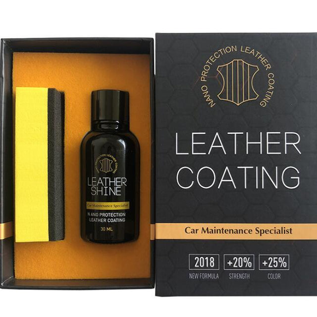 Car Leather Care & Seat Gloss Protector - AutoBits