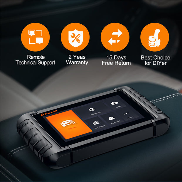 Foxwell NT809 Full System Professional Car Diagnostic Scanner | All Makes & Models | ECU Coding & Active Tests
