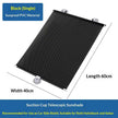 Car Sunshade – Retractable PVC Sun Visor | Black Halftone Dots | Universal Fit