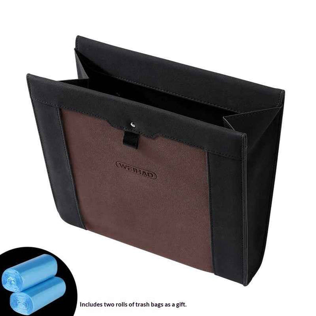 Foldable Car Hanging Trash Bag – Compact Waste Bin for Vehicle Interior