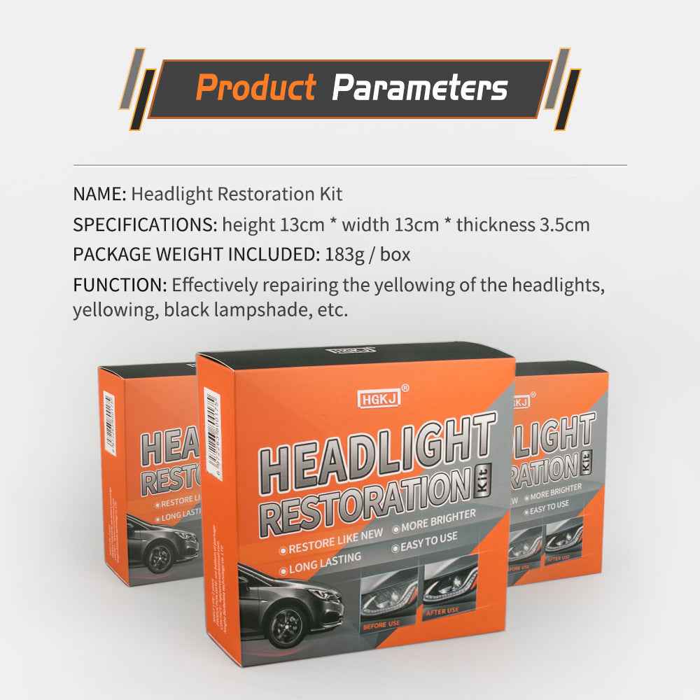 Car Headlight Repair Kit – Headlight Restoration & Polishing Tool