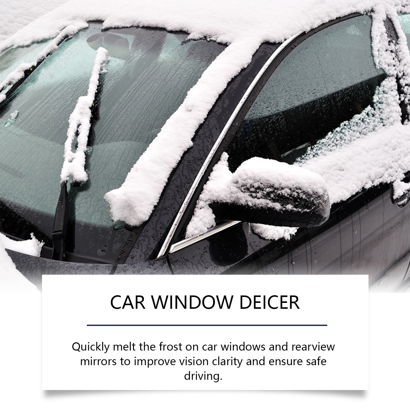 Car Windshield Deicer & Antifreeze – Quick Ice Removal for Winter Safety - AutoBits