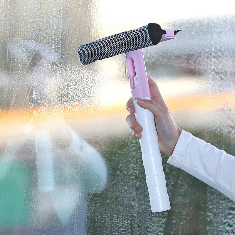 Double-Sided Glass Cleaning Wiper – For Home Windows & Car Windshields