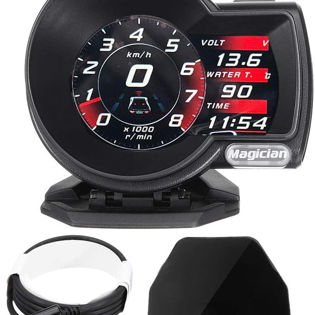 Magician Multi-Function OBD Instrument – Smart Car Diagnostic & Performance Monitor - AutoBits