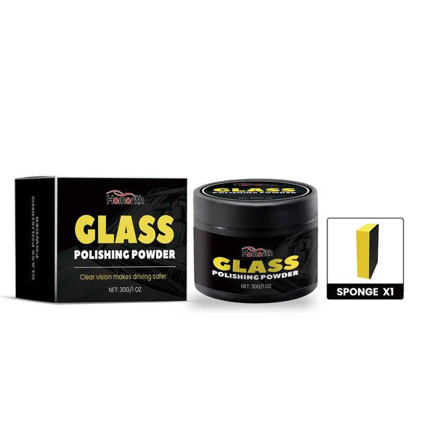 Automotive Glass Polishing Powder – Windshield Oil Film & Water Stain Remover