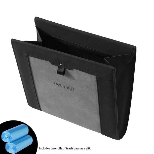 Foldable Car Hanging Trash Bag – Compact Waste Bin for Vehicle Interior