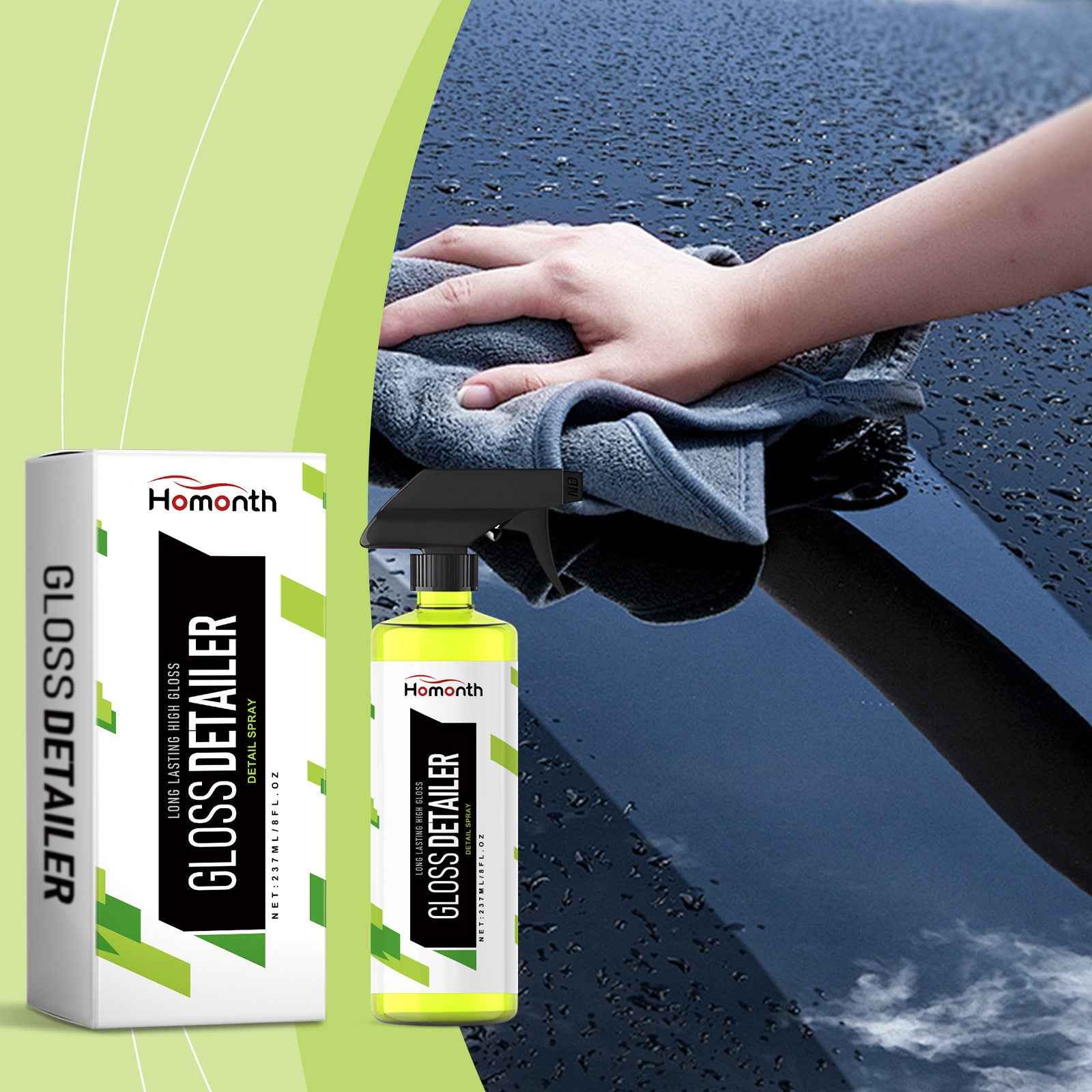 Glossy Car Paint Spray – Nano Silicon High-Gloss Shine & 3-Year Protection | 237ml