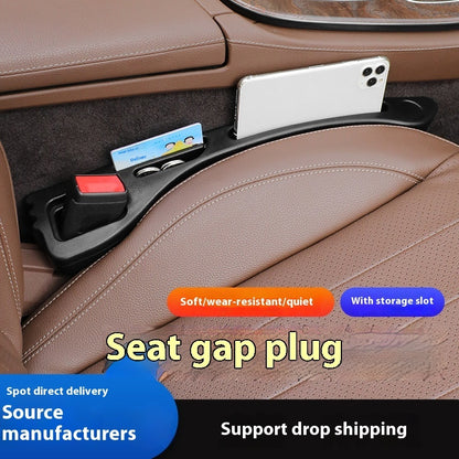 Car Seat Gap Sealing Strip – Organizer & Protector for Phones, Cards & More