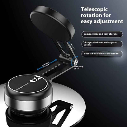 Magnetic Car Phone Holder – Electric Vacuum Suction, 360° Rotation, One-Touch Lock | All Phones
